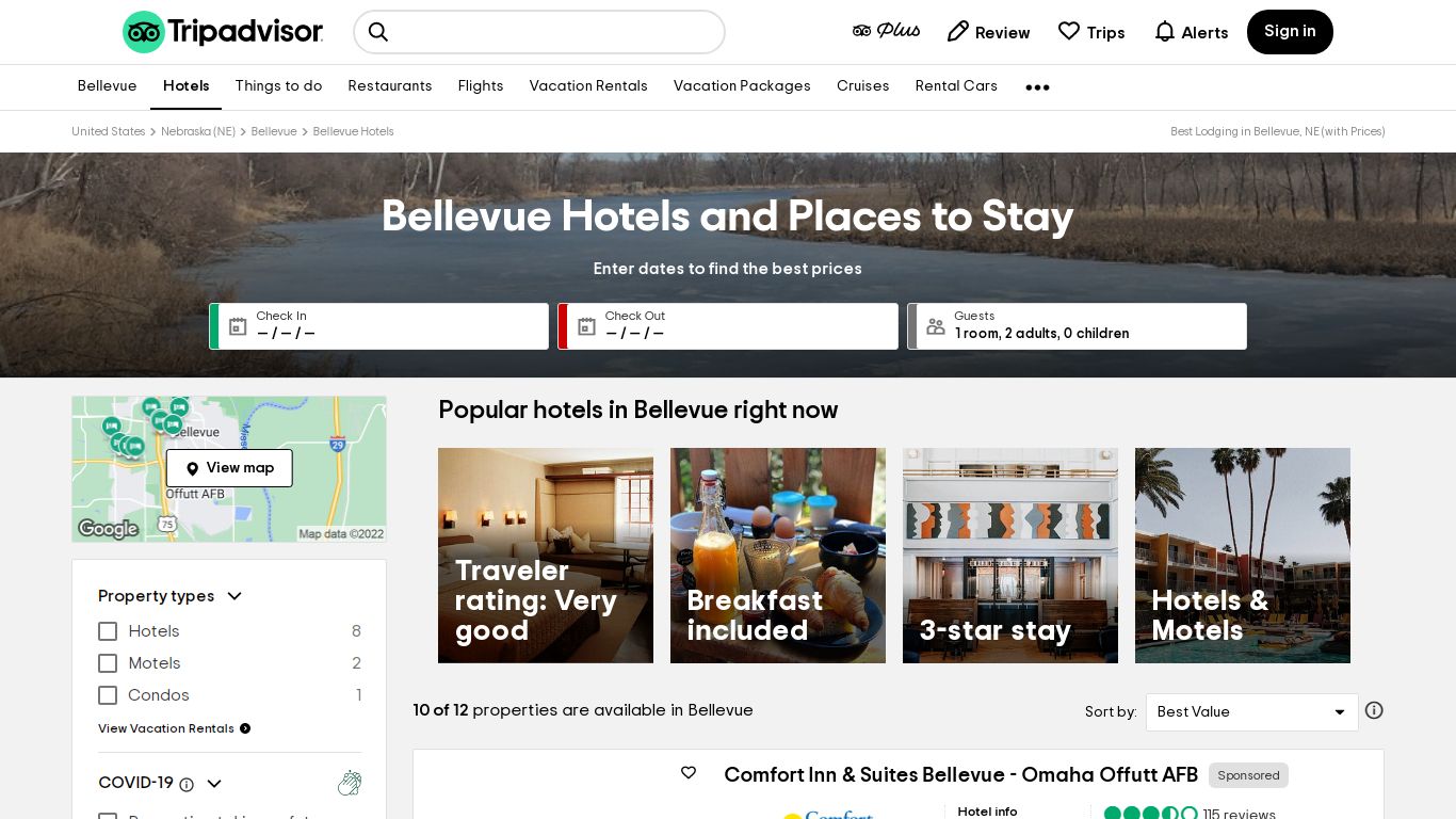 THE 10 BEST Hotels in Bellevue, NE for 2022 (from $74) - Tripadvisor