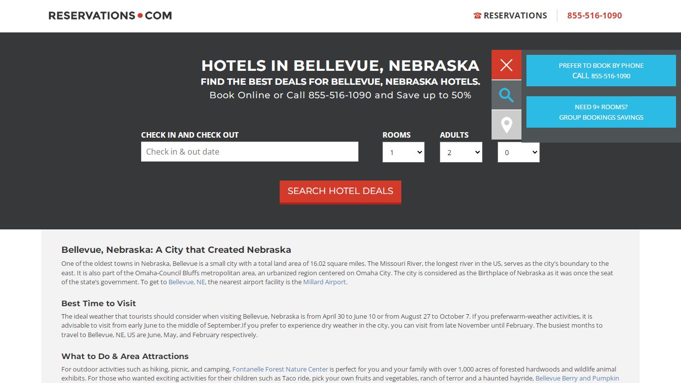 Top 20 best hotels in Bellevue, Nebraska - Reservations.com